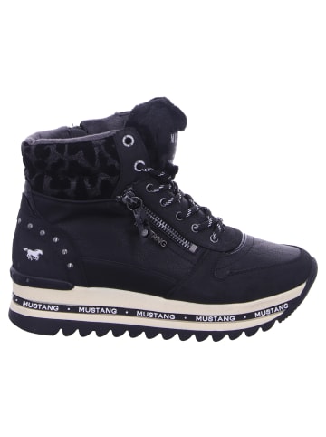 Mustang Schnürboot Warmfutter in schwarz
