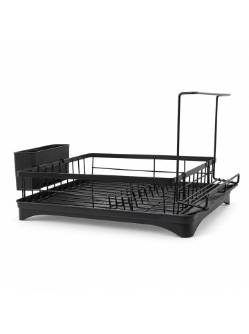relaxdays Abtropfgestell in Schwarz - (B)51 x (H)27,5 x (T)29,5 cm