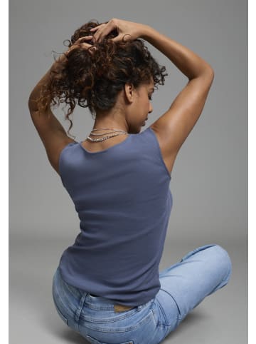 FLASHLIGHTS Tanktop in smoky blue