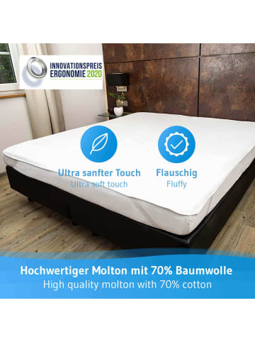 Third of Life Wasserdichte Molton Matratzenauflage, atmungsaktiv und aus recycelter Baumwolle