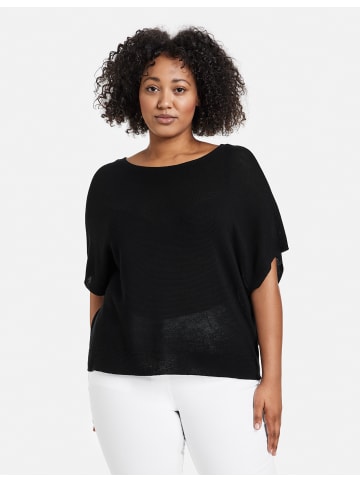 SAMOON Strick, Shirt, Top, Body in Black