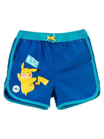 Pokémon Minecraft Badehose mit elastischem Bund und Schnürung in schwarz