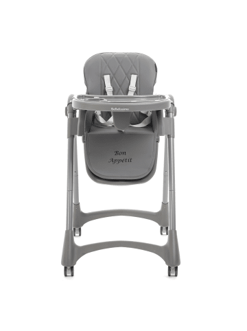 BeBelissimo Kinderhochstuhl, Babystuhl, Kombihochstuhl - Bon Appetit in Hellgrau