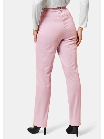 GOLDNER Kurzgröße:  Leichte Baumwollschlupfhose MARTHA in geranie