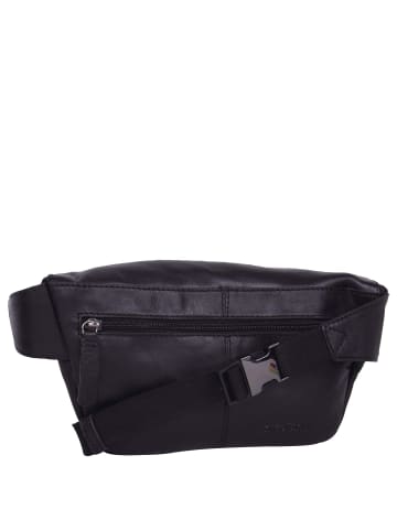 Strellson Hyde Park Curt - Gürteltasche 28 cm (cognac) in schwarz