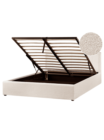 Beliani 2-tlg Doppelbett MONTLAUR in Beige