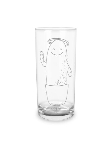 Mr. & Mrs. Panda Glas Kaktus Heilig ohne Spruch in Transparent