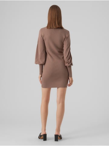 Vero Moda Strickkleid in Brown Lentil