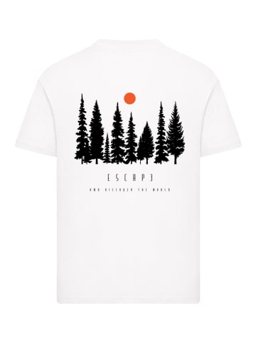 F4NT4STIC T-Shirt Escape Discover the World Forest in weiß