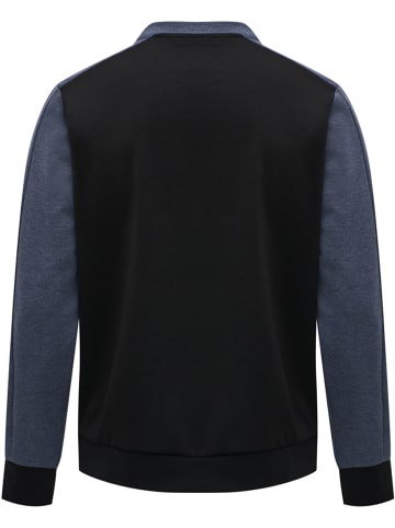 Hummel Sweatshirt Hmltropper Herren in BLACK IRIS MELANGE