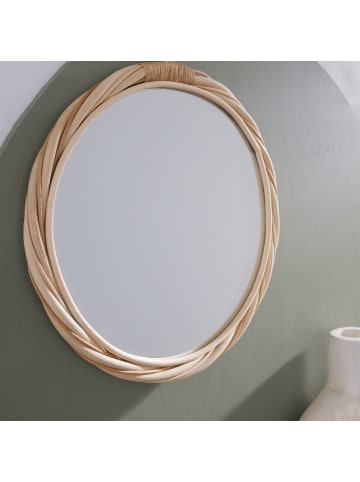 LA FACTORY Boho-Spiegel in beige