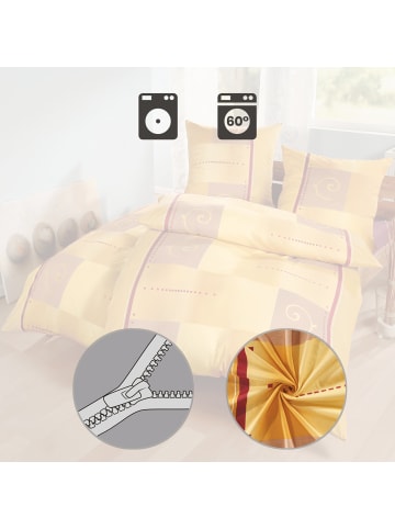 Erwin Müller Single-Jersey Kissenbezug in ocker-gelb