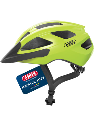 ABUS Fahrradhelm Macator MIPS in signal yellow