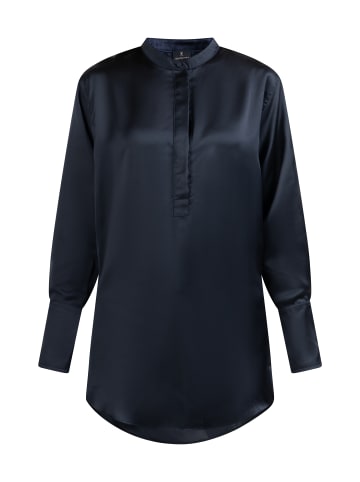 DreiMaster Klassik Damen Langarmbluse in Navy