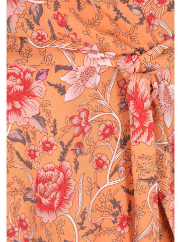 gaya Women Kimono in Orange Multicolor