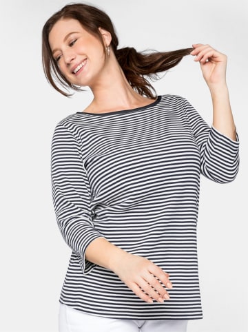 sheego 3/4-Arm-Shirt in marine