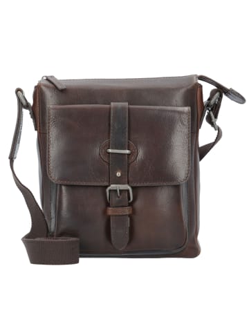 Leonhard Heyden Roma Umhängetasche Leder 23 cm braun