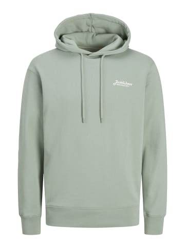 Jack & Jones Kapuzenpullover mit Kordelzug und Logostickerei in Pastell-Grün