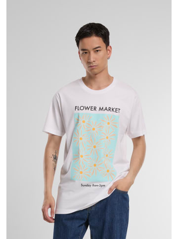 Mister Tee Mister Tee Damen Ladies Flower Market Tee in white
