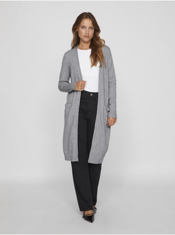 Vila Strickjacke in Medium Grey Melange