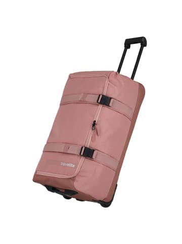 travelite Kick Off 2-Rollen Reisetasche 68 cm in rose