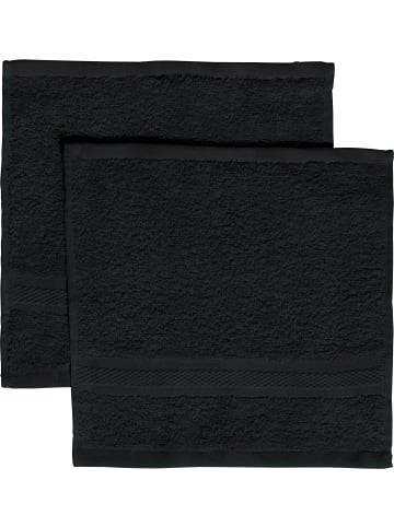 REDBEST Frottier Seiftuch 2er-Pack Chicago in schwarz