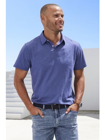 John Devin Poloshirt in blau / grau