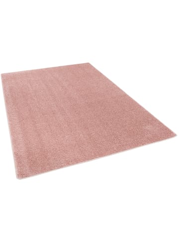 Snapstyle Hochflor Velours Teppich Mona in Altrosa