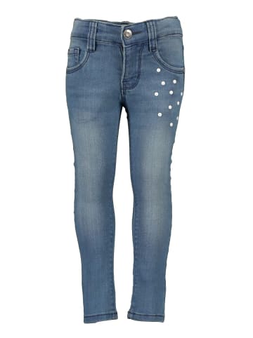 Blue Seven Mädchen Jeans-Hose mit Perlen in Blau