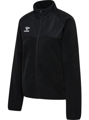 Hummel Jacke "Hmlgo Fleece Jacket Woman" in Schwarz