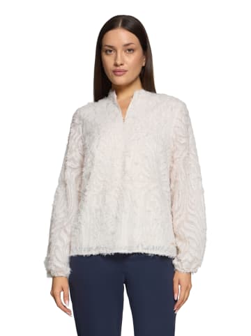 BETTY & CO Schlupfbluse mit Struktur in cream