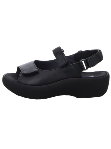 wolky Komfort Sandale in schwarz