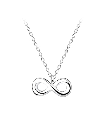 Alexander York Kette mit Anhänger INFINITY in 925 Sterling Silber, 2-tlg. in silber