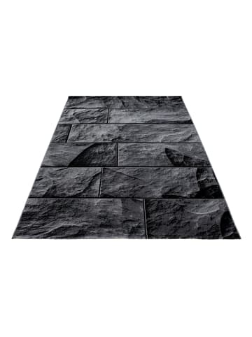 Teppich Boss Kurzflor Teppich Paolo Schwarz