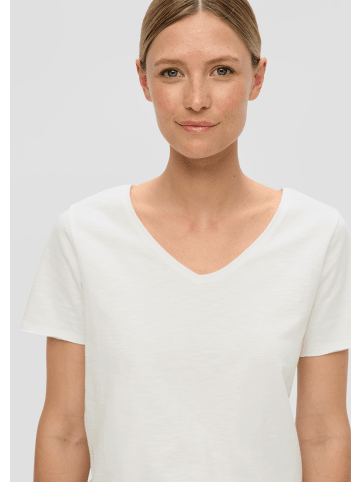 s.Oliver T-Shirt kurzarm in Creme