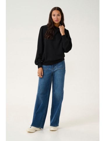 Kaffe Sweatshirt KAapril Loose fit in Black Deep