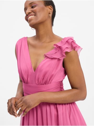 SWING Kleid in himbeer - 0001