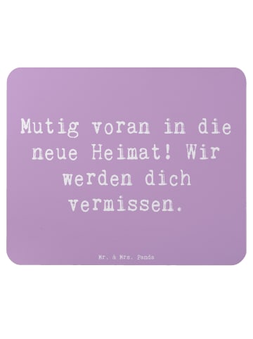Mr. & Mrs. Panda Mousepad Spruch Umzug in eine neue Stadt mit Sp... in Lavendeltraum