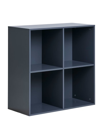 ebuy24 Wandregal Horne Dunkelgrau 69 x 30 cm