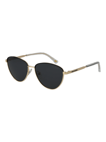 Skechers Unisex Sonnenbrillen Rund Gold