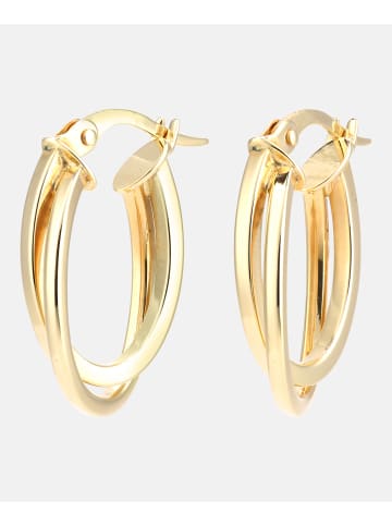 Vanlere Creolen aus 375 Gelbgold
