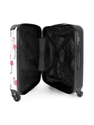 NoBoringSuitCases Suitcase, Koffer, Reisekoffer Rosa Flamingos