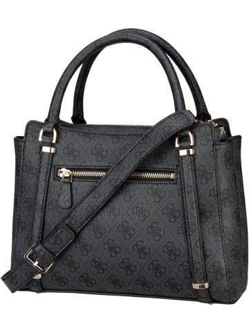 GUESS Eco Erica Status Crossbody Umhängetasche – Coal Logo, 23x13x5 Cm | Aus Recyceltem Material, Verstellbarer Gurt