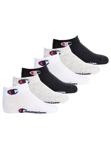 Champion Socken 6er Pack in Schwarz/Grau/Weiß