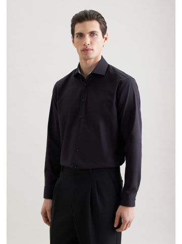 Seidensticker Business Hemd Regular in Schwarz