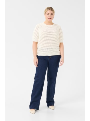 KAFFE curve Strickpullover KCmary in Chalk