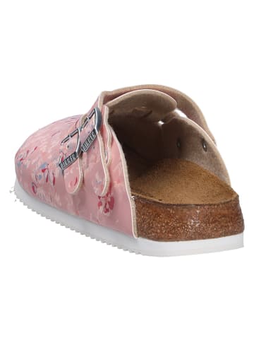 Birkenstock Tieffußbett Pantolette in rosa/pink