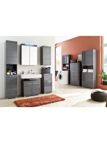 ebuy24 Spiegelschrank AmandaMandoBea B Grau 60 x 17 cm