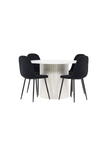 ebuy24 Schwarz 110 x 110 cm