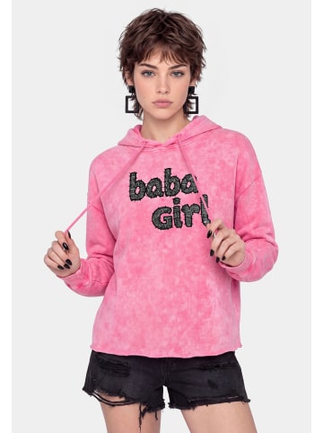 myMo ROCKS Women Hoodie in Pink